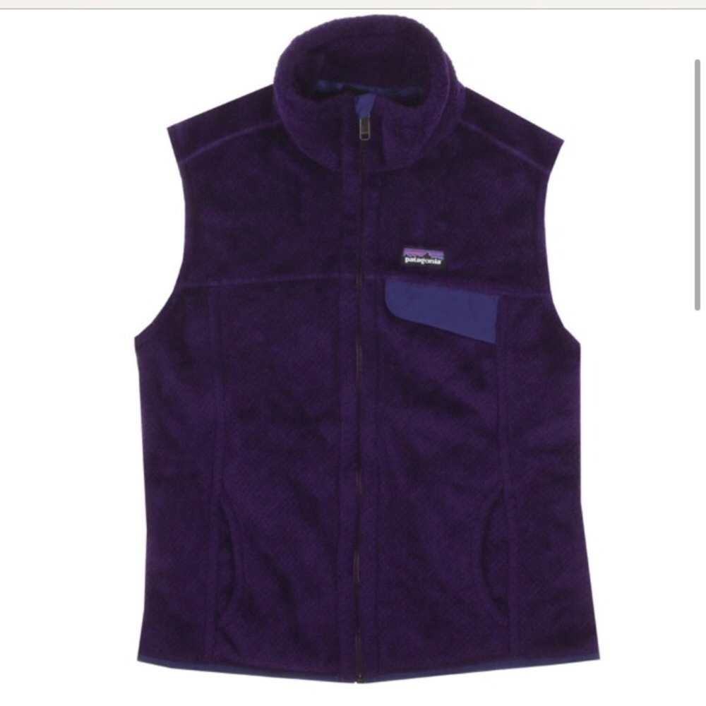 Patagonia purple vest